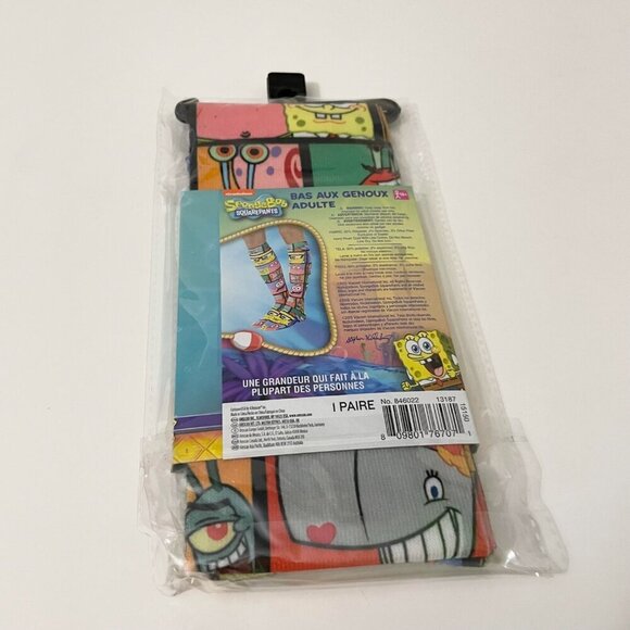 SpongeBob SquarePants Knee High Adult Novelty Socks 1 Pair - Picture 9 of 11